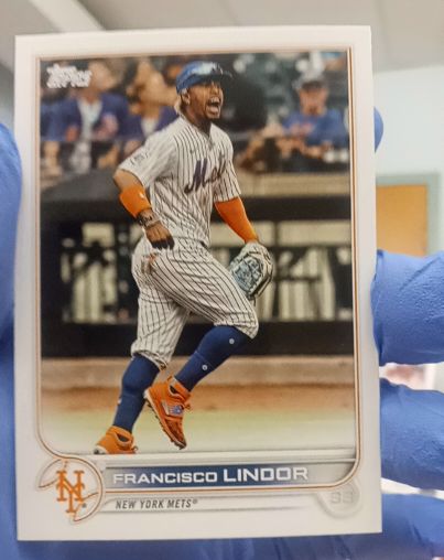 2022 Topps #450 Francisco Lindor — front