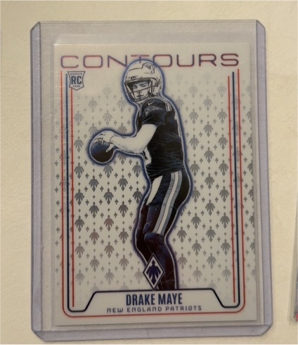 2024 Panini Phoenix - Contours #CON-DME Drake Maye — front