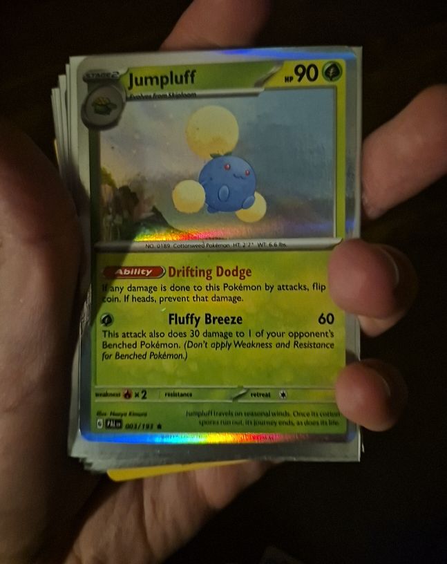 2023 Pokémon Paldea Evolved #003 Jumpluff — front