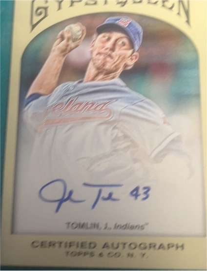 2011 Topps Gypsy Queen #GQA-JT Josh Tomlin Autograph — front