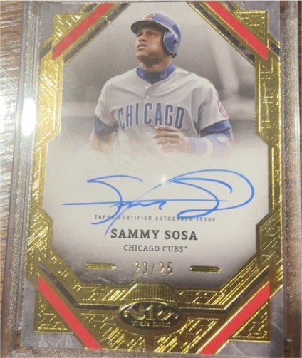 2025 Topps Tier One #T1A-SS Sammy Sosa — front