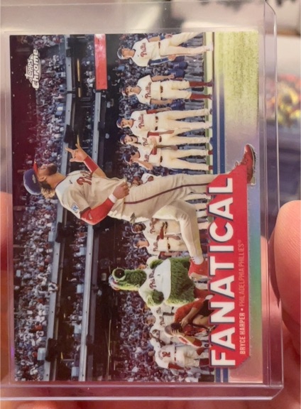 2025 Topps Chrome #FAN-15 Bryce Harper — front