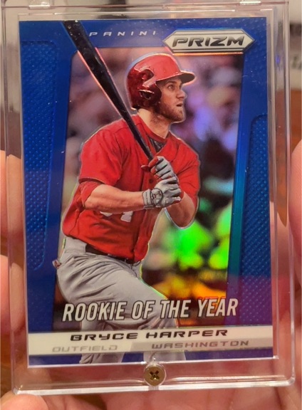 2013 Panini Prizm #302 Bryce Harper Rookie of the Year — front
