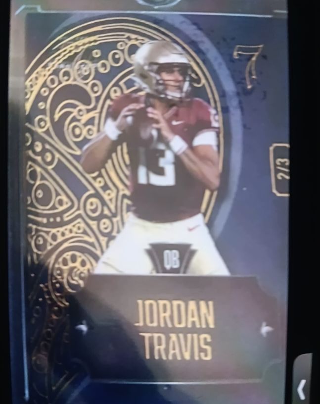 2023 Wild Card 7 Card Stud #7 Jordan Travis — front