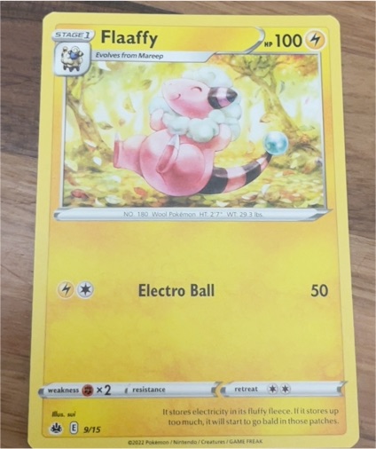 2022 Pokemon McDonalds Promo #9 Flaaffy — front