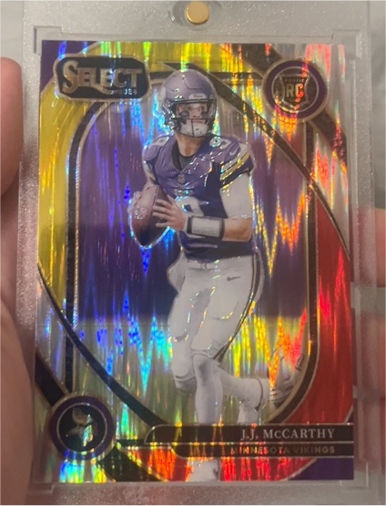 2024 Panini Select Club Level #246 J.J. McCarthy — front
