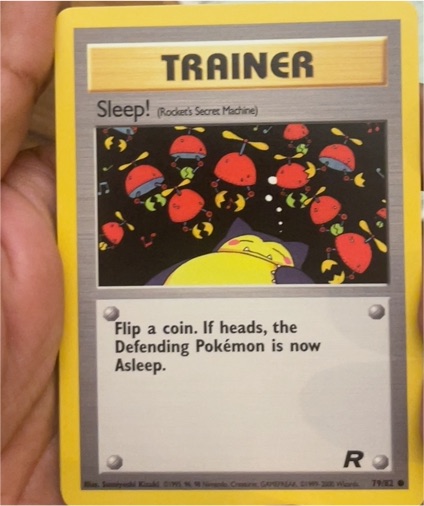 2000 Pokémon Team Rocket #79 Sleep! — front