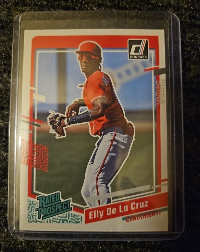 2023 Panini Donruss Rated Prospect #57 Elly De La Cruz — front