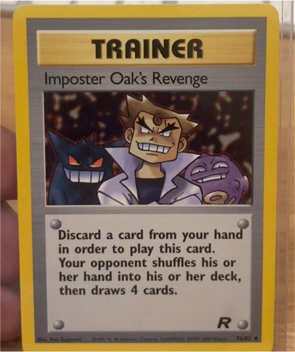 2000 Pokémon Team Rocket #76 Imposter Oak's Revenge — front