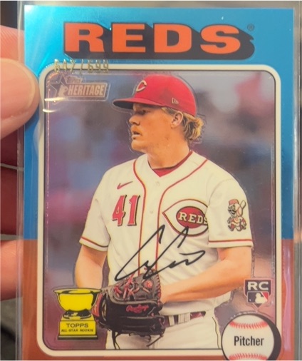 2024 Topps Heritage #470 Andrew Abbott — front