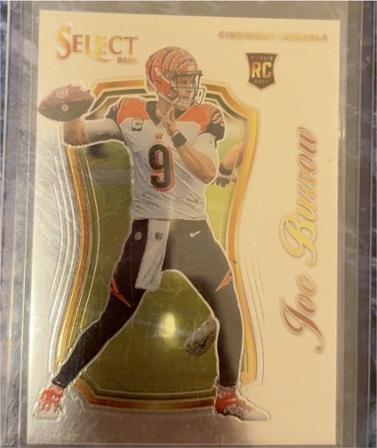 2020 Panini Select Certified Rookies #SCR-1 Joe Burrow — front