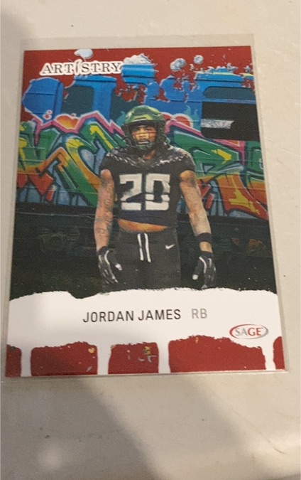 2025 Sage Artistry Blue #60 Jordan James — front