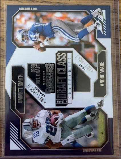 2024 Panini Contenders Historic Draft Class Contenders #12 Emmitt Smith / Andre Ware — front