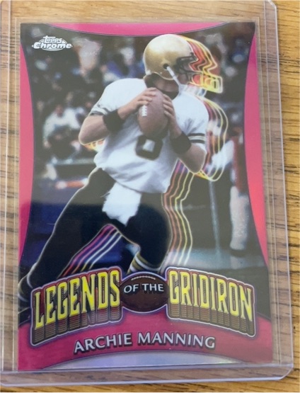 2024 Topps Chrome Legends of the Gridiron #LOG-5 Archie Manning — front