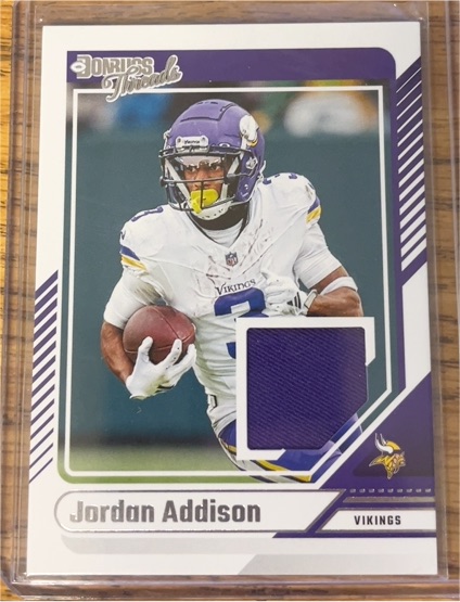 2024 Donruss Threads #DTH-JAD Jordan Addison — front