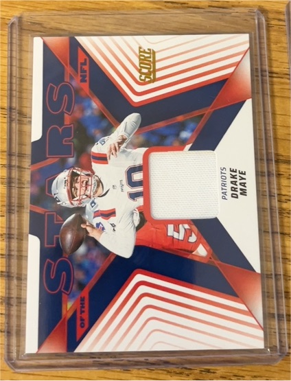 2025 Panini Score Stars of the NFL #SNJ-DMY Drake Maye — front