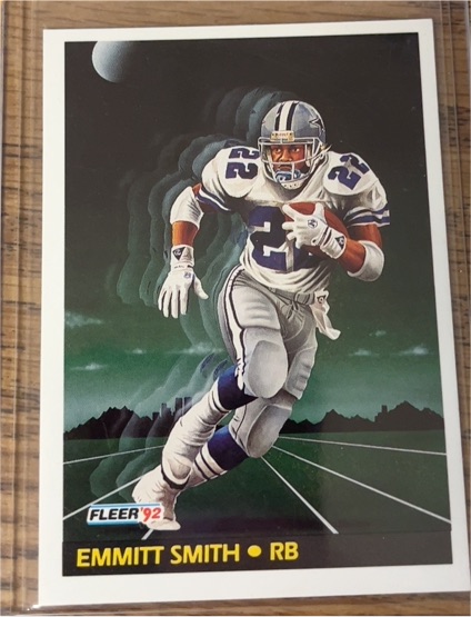1992 Fleer #475 Emmitt Smith — front