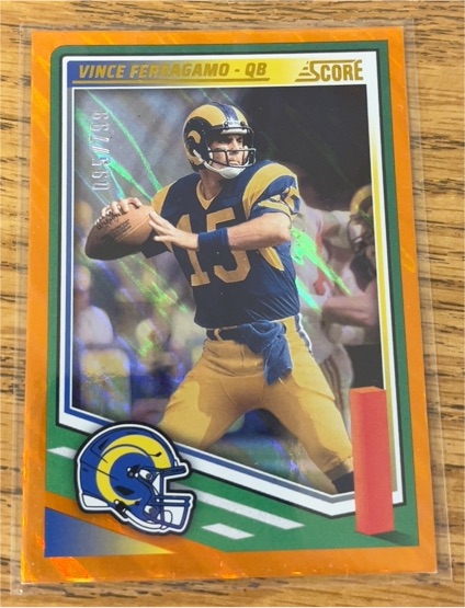 2025 Panini Score #126 Vince Ferragamo — front