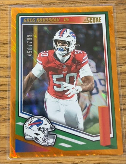 2025 Panini Score #239 Greg Rousseau — front