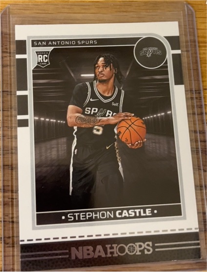 2024-25 Panini NBA Hoops #234 Stephon Castle — front