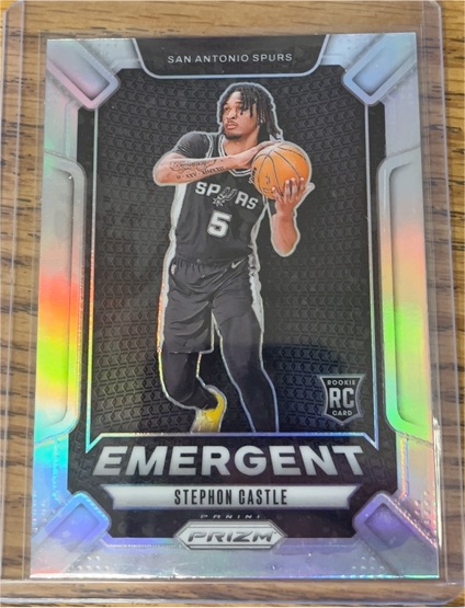 2024-25 Panini Prizm #29 Stephon Castle Emergent — front