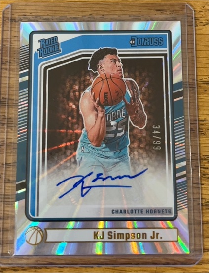 2024 Donruss Rated Rookie #34 KJ Simpson Jr. — front