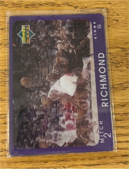 1997-98 Upper Deck Diamond Vision #2 Mitch Richmond — front