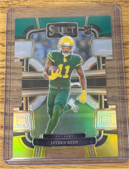 2023 Panini Select Concourse #38 Jayden Reed Rookie Green Bay Packers — front
