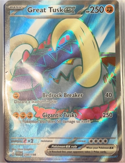 2023 Pokémon SV01: Scarlet & Violet Base Set #230 Great Tusk ex — front