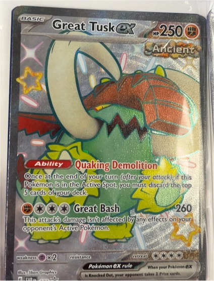 Great Tusk ex SVP 072 Scarlet & Violet Promo — front