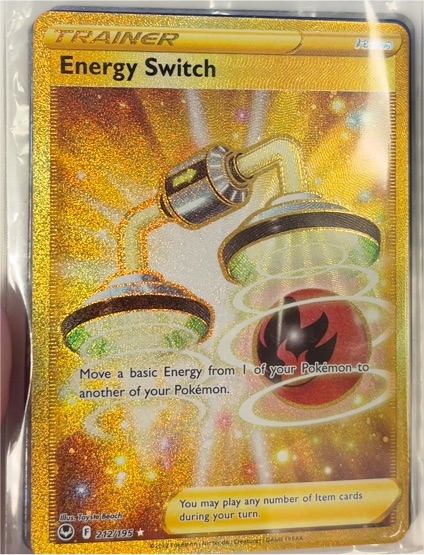 2023 Pokémon TCG Silver Tempest #212 Energy Switch — front