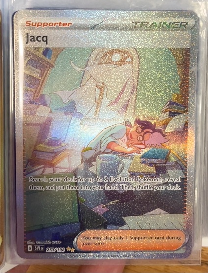 2023 Pokémon TCG Scarlet & Violet #250 Jacq — front