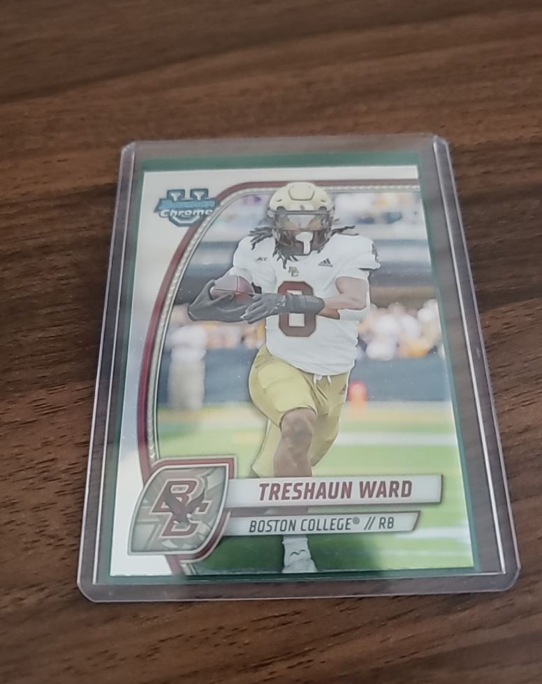 2024 Bowman University Chrome #176 Treshaun Ward — front