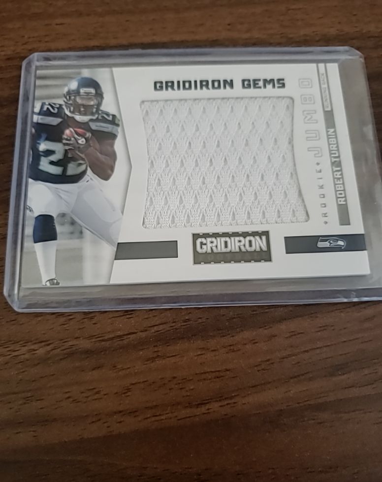 2012 Panini Gridiron Gems Rookie Jumbo #92 Robert Turbin — front
