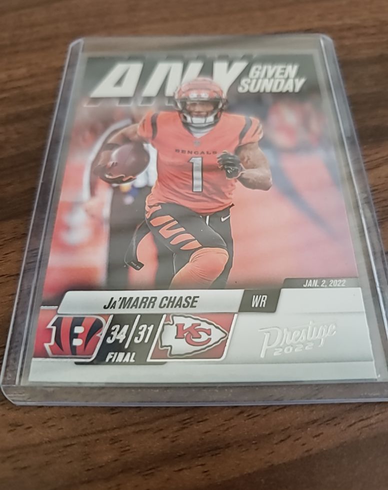 2022 Panini Prestige #15 Ja'Marr Chase Any Given Sunday — front
