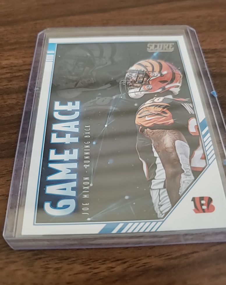 2020 Panini Score #GF-JM Joe Mixon Game Face — front