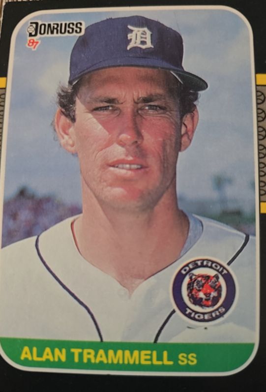 1987 Donruss #127 Alan Trammell — front