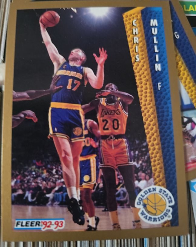 1992-93 Fleer #77 Chris Mullin — front