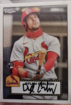 2021 Topps 1952 Topps Redux Chrome #TC52-33 Dylan Carlson — front