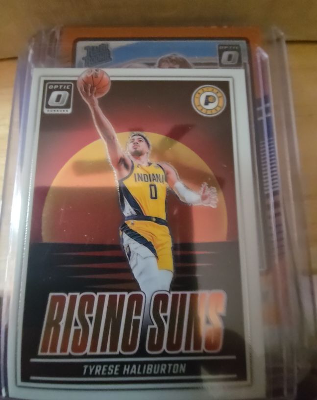 2024-25 Panini Donruss Optic #16 Tyrese Haliburton Rising Suns — front