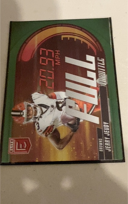 2025 Panini Donruss Elite #18 Jerry Jeudy Full Throttle — front