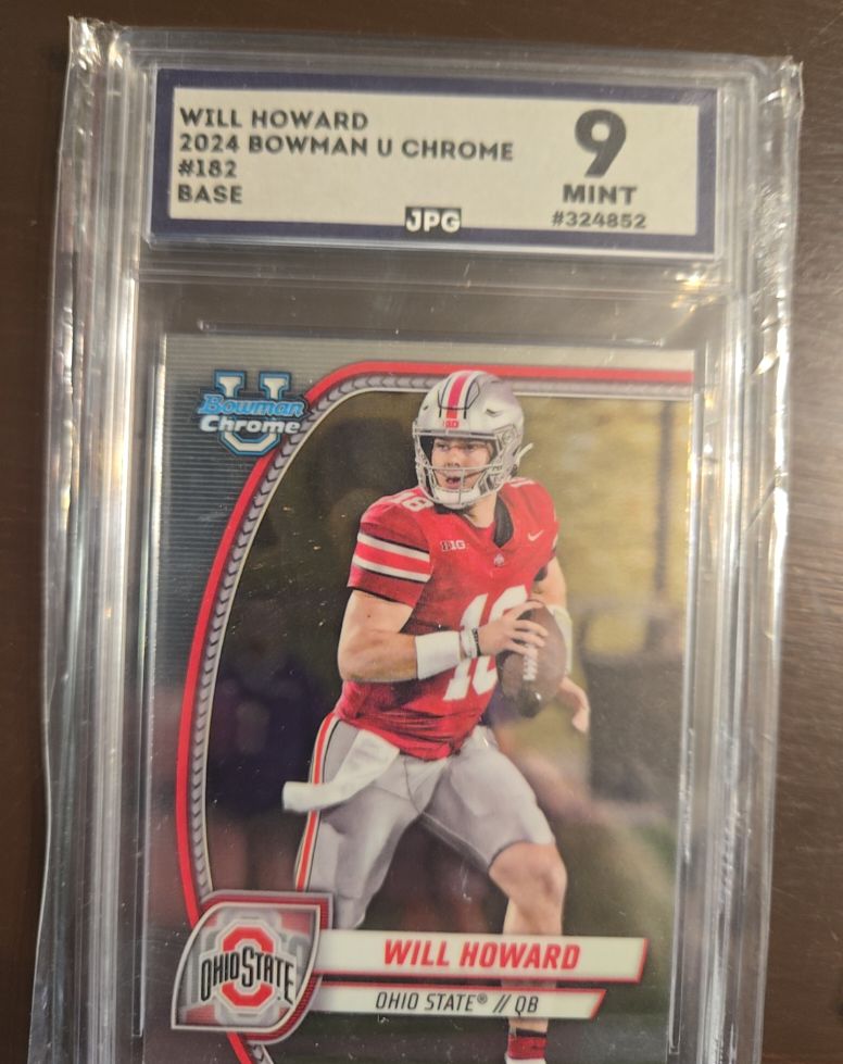 2024 Bowman U Chrome #182 Will Howard — front