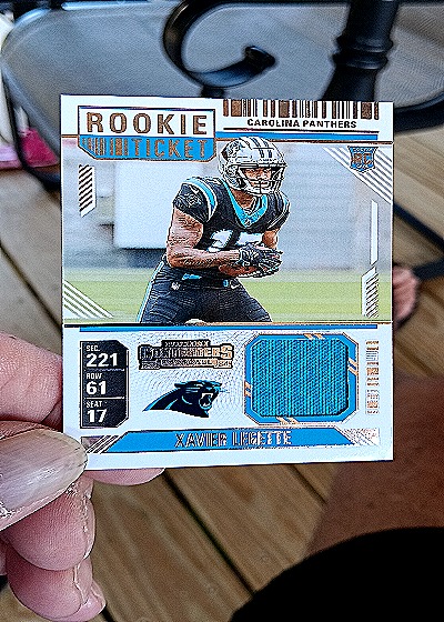 2024 Panini Contenders Rookie Ticket #RTS-XLE Xavier Legette — front
