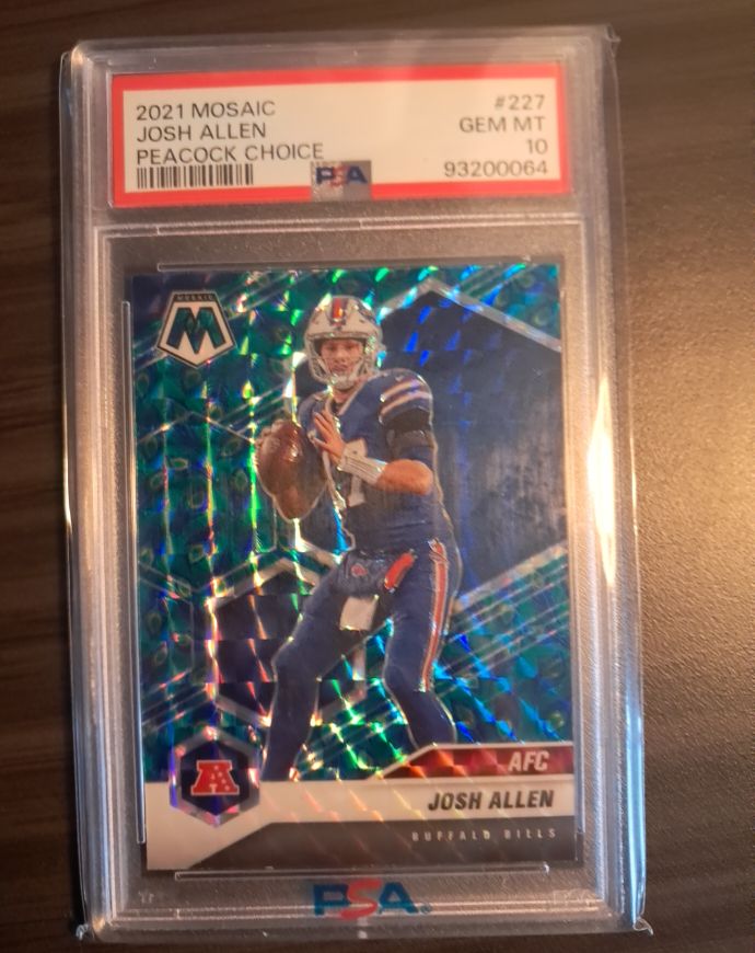 2021 Panini Mosaic #227 Josh Allen — front