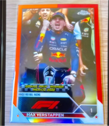 2023 Topps Chrome Formula 1 #1 Max Verstappen — front