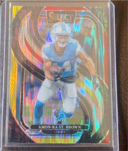 2024 Panini Select #105 Amon-Ra St. Brown — front