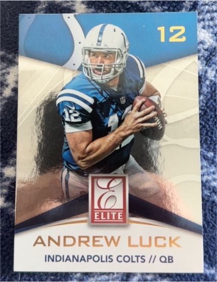 2015 Donruss Elite #14 Andrew Luck — front
