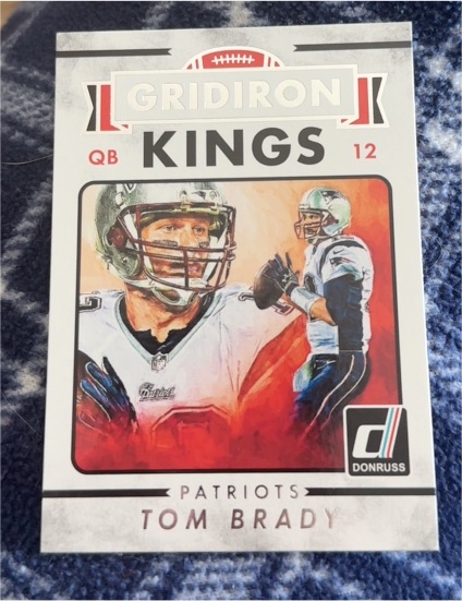 2015 Donruss Gridiron Kings #282 Tom Brady — front