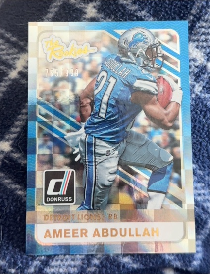 2015 Donruss The Rookies #12 Ameer Abdullah — front