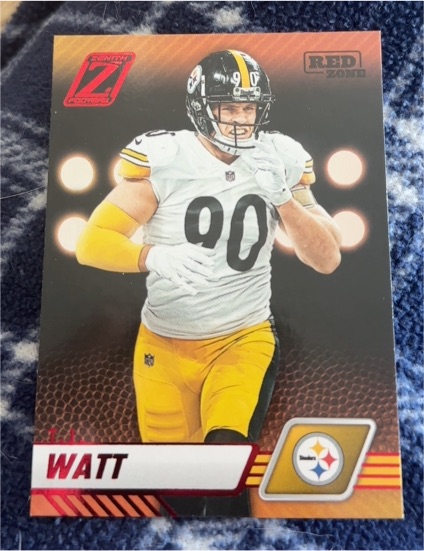 2023 Panini Zenith #87 T.J. Watt — front